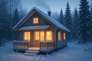 Каркасная зимняя дача от СК Соколики